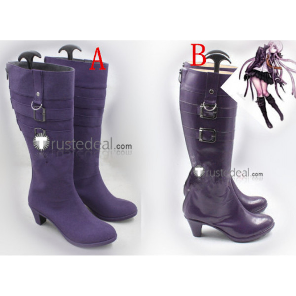 Danganronpa Kirigiri Kyoko Cosplay Purple Boots Shoes