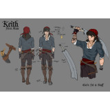 Voltron Keith and Lance Pirate Cosplay Costumes
