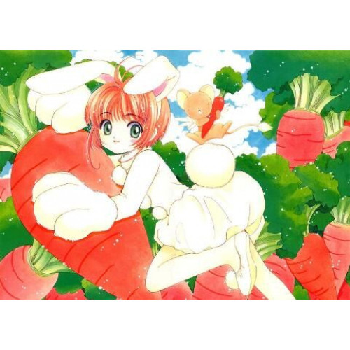 Cardcaptor Sakura Kinomoto Sakura White Bunny Cosplay Costume