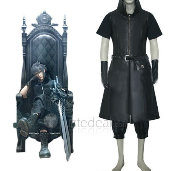 Final Fantasy Versus XIII Noctis Lucis Caelum Black Cosplay Costume