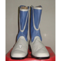 Final Fantasy X Rikku Blue White Cosplay Boots Shoes