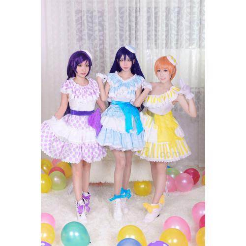 Love Live Rin Hoshizora Umi Sonoda Nozomi Tojo Lily White 5th Cosplay Costumes