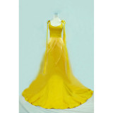 Sailor Moon Aino Minako Sailor Venus Princess Yellow Formal Dress Cosplay Costume