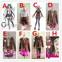 Danganronpa 3 The End of Hope's Peak Chiaki Pekoyama Mahiru Mikan Sonia Ibuki Seiko Nagito High School Cosplay Costumes