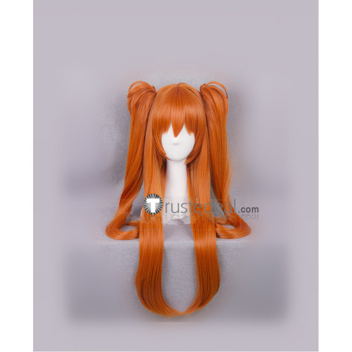 Neon Genesis Evangelion Asuka Langley Soryu Orange Ponytails Cosplay Wigs