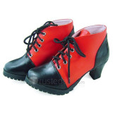 Black Butler Grell Red Black Cosplay Shoes Boots