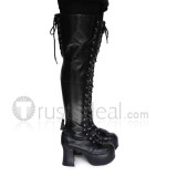 Black Gorgeous Lolita Boots