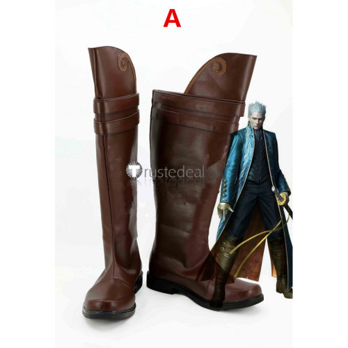 Devil May Cry 3 Dante Shoes Cosplay Boots