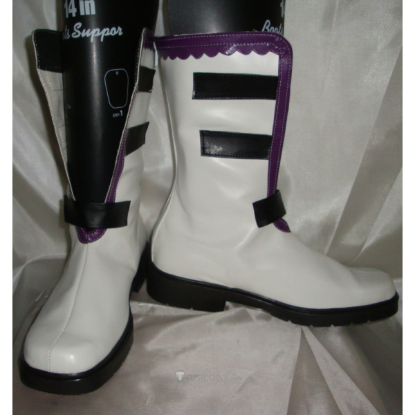 Pandora Hearts Xerxes Break Black White Cosplay Boots Shoes
