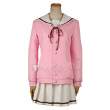 Is the Order a Rabbit Cocoa Hoto GochiUsa Pink School Uniform Cosplay Costume