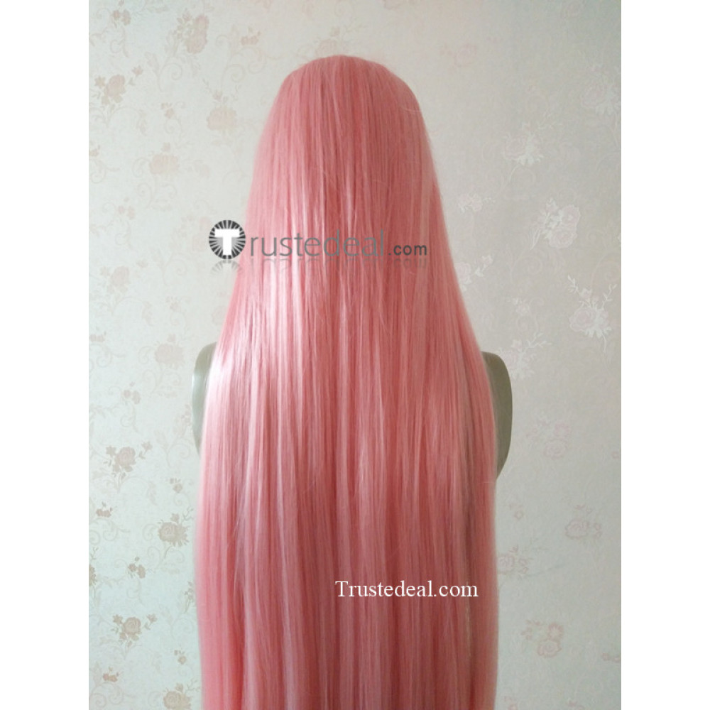Vocaloid Luka Megurine Long Pink Straight Curly Cosplay Wigs