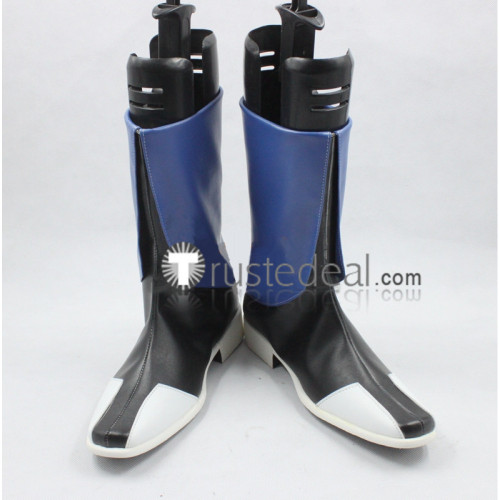 Mobile Suit Gundam Seed Orb Union Black Blue Cosplay Shoes Boots