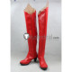 Shugo Chara Utau Hoshina Lunatic Charm Devil Red Cosplay Boots Shoes