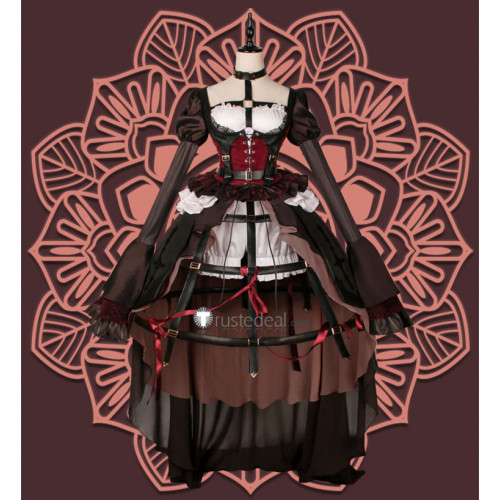 SINoALICE Little Red Riding Hood Steampunk Cosplay Costume