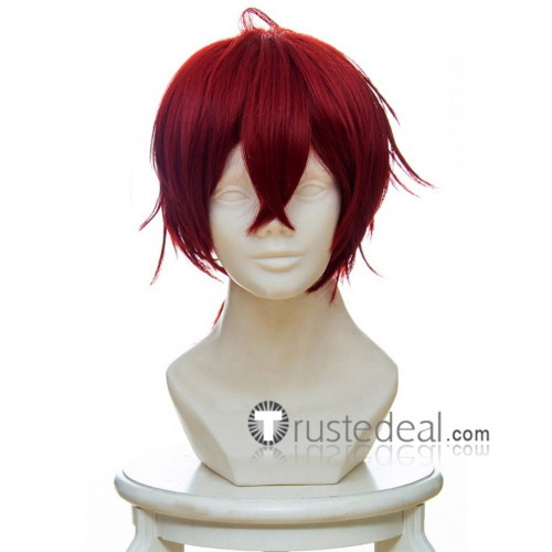 Violet Evergarden Claudia Hodgins Dark Red Cosplay Wig