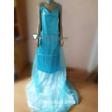 Sailor Moon Mizuno Ami Sailor Mercury Princess Blue Dress Cosplay Costume