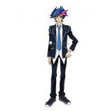 YuGiOh VRAINS Yusaku Fujiki Blue Uniform Cosplay Costume