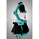 Vocaloid Miku Blue Grand Dress Cosplay Costume