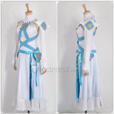 Fire Emblem Fates Conquest Azura Aqua Blue and White Cosplay Costumes