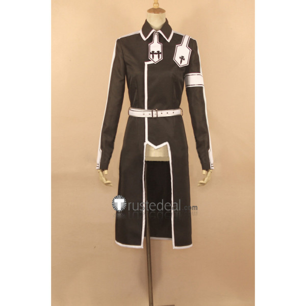 Sword Art Online 3 III Alicization Kirigaya Kazuto Kirito Black Coat Cosplay Costume