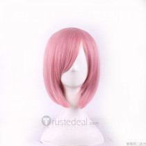 Short Pink Anime Cosplay Wig