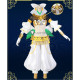 Fate Grand Order FGO Tamamo no Mae Amaterasu Golden White Face Cosplay Costume