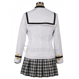 GochiUsa Is the Order a Rabbit Rize Tedeza White Black Uniform Cosplay Costume