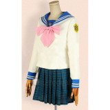 Danganronpa Trigger Happy Havoc Sayaka Maizono School Uniform Cosplay Costume
