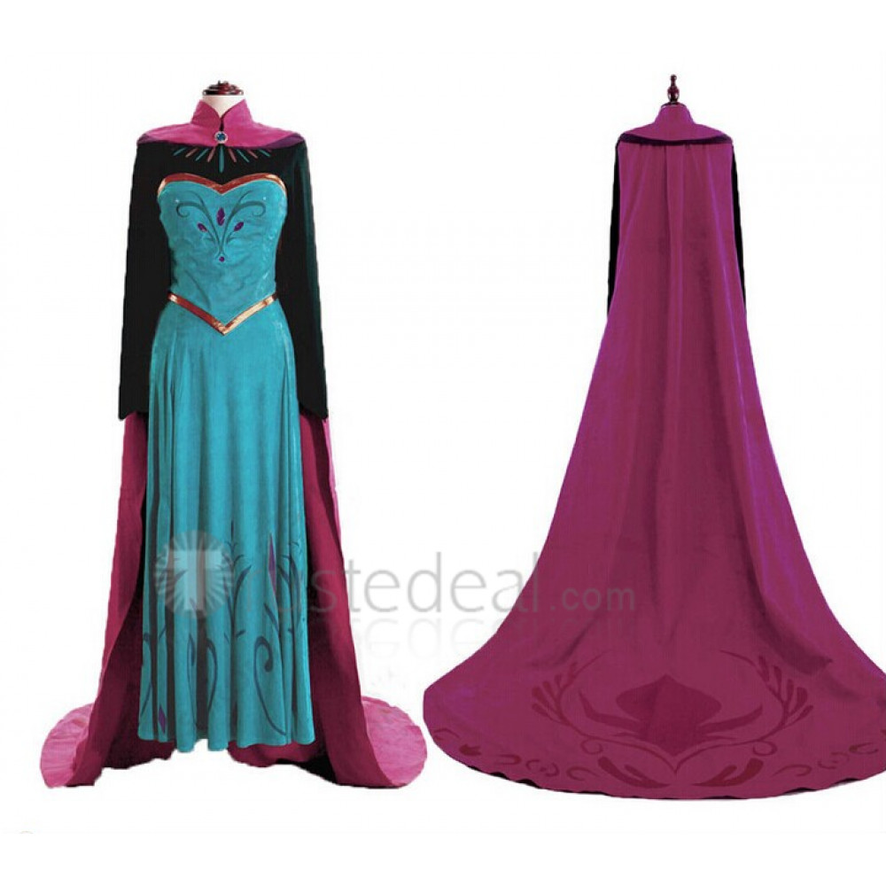 Elsa coronation outlet dress with cape