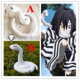 Kimetsu no Yaiba Demon Slayer Obanai Iguro White Snake Cosplay Props Accessories