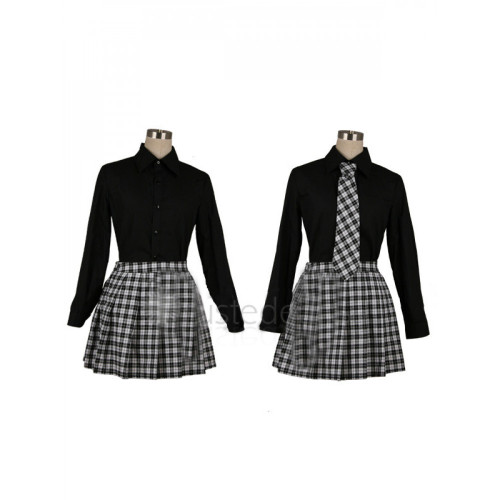 GochiUsa Is the Order a Rabbit Rize Tedeza White Black Uniform Cosplay Costume