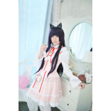 Oreimo Gokou Ruri Kuroneko Pink Lolita Western Style Cosplay Costume