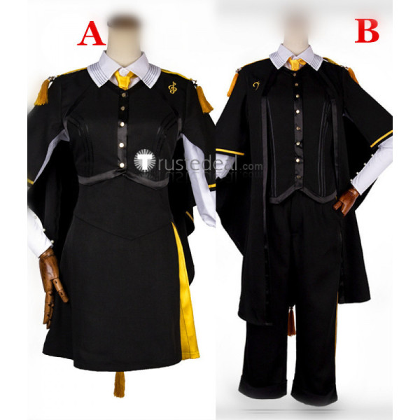 Vocaloid Kagamine Len Rin Music Black Cosplay Costumes