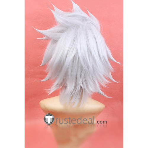 BLAZBLUE Ragna the Bloodedge Silver White Grey Cosplay Wig