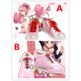 Shugo Chara Amu Hinamori Amulet Heart Pink Cosplay Shoes Boots