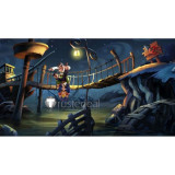 Monkey Island Largo LaGrande Pirate Brown Cosplay Boots Shoes