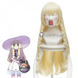 Pokemon Sun And Moon Lillie White Blue Dress Cosplay Costume