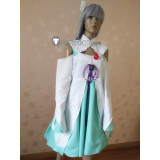 Re Zero Kara Hajimeru Isekai Seikatsu Emilia Daily White Green Cosplay Costume