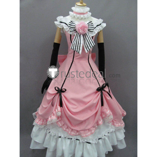 Black Butler Kuroshitsuji Ciel Phantomhive Lady Ciel Girl Pink Cosplay Costumes
