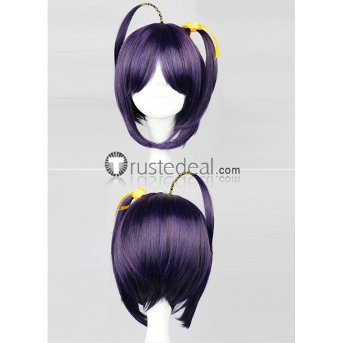 Chunibyo Rikka Takanashi Purple Black Cosplay Wig