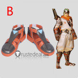 Overwatch Genji Sparrow Skin Cosplay Shoes Boots