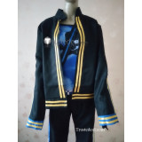 Vocaloid Project Diva X Lightning Stone Kagamine Len Blue Black Cosplay Costume