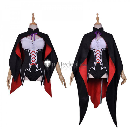 Re Zero Kara Hajimeru Isekai Seikatsu Rem Ram Halloween Witches Cosplay Costumes
