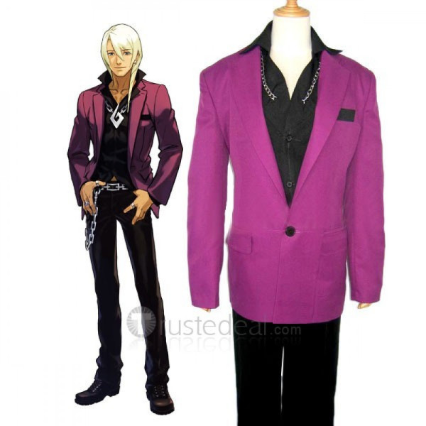 Phoenix Wright Ace Attorney Klavier Gavin Cosplay Costume2