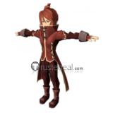 Tales Of the Abyss Luke Berserker Red Jacket Cosplay Costume