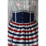 Magic Tea Party Blue Ocean Sailor Lolita Skirt