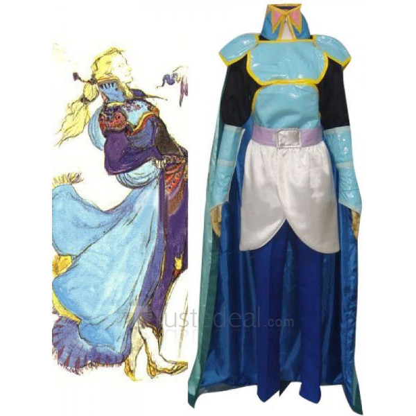 Final Fantasy VI Edgar Roni Figaro Cosplay Costume
