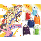 Love Live Umi Nozomi Kotori Nico Hanayo Eli Honoka Maki Hoodie Sweatshirt Jacket Cosplay Costume