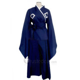Kekkaishi Sumimura Yoshimori Blue Purple Kimono Cosplay Costumes