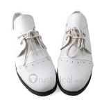 Black Butler Baron White Cosplay Shoes Boots